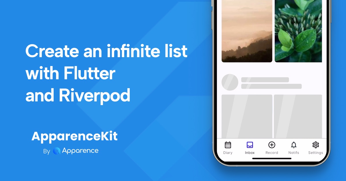 Infinite scroll pagination with Riverpod and Flutter  blog card image