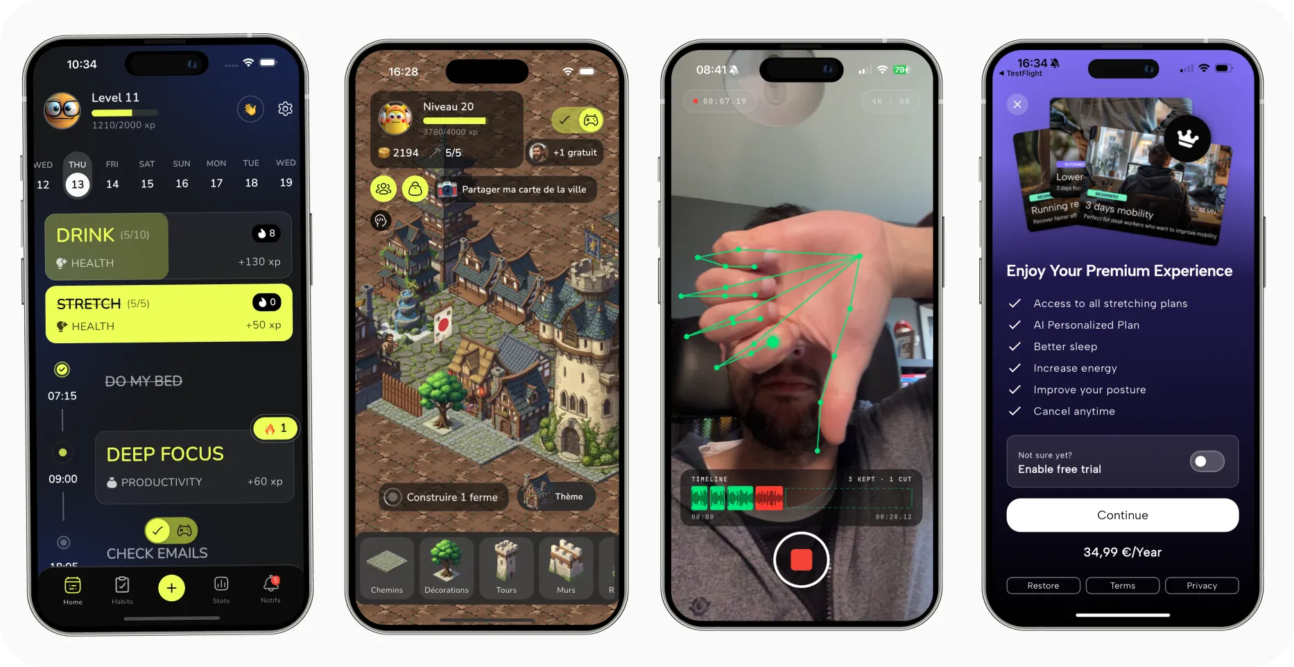 Examples of Flutter apps shipped by Apparence.io agency using the ApparenceKit boilerplate