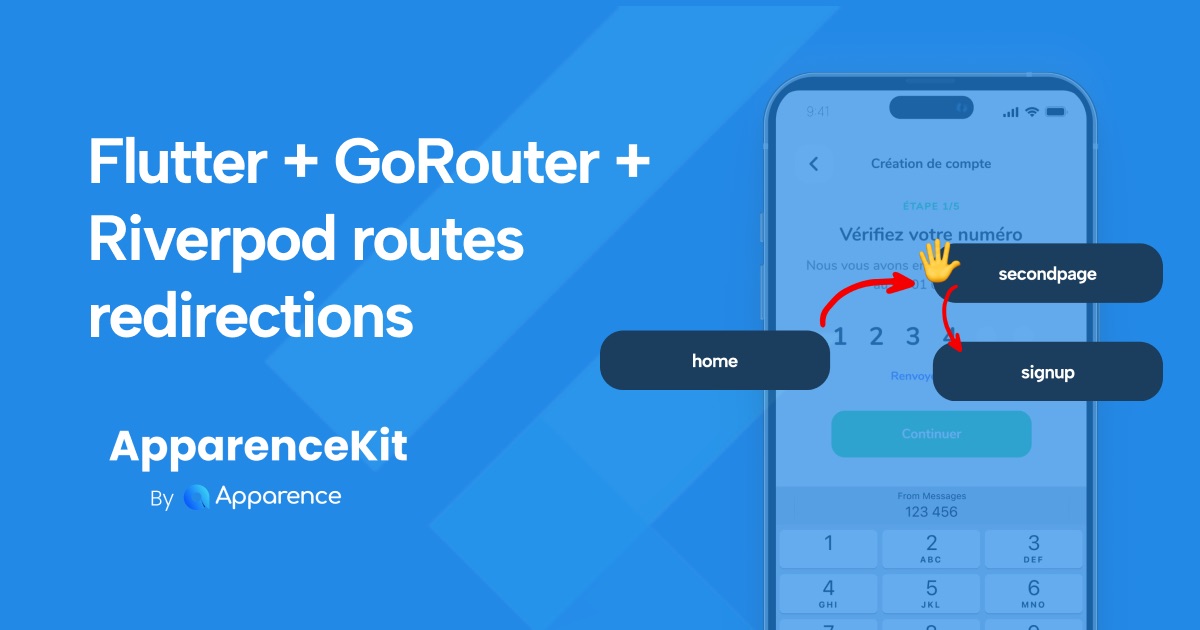 Flutter + Riverpod + GoRouter redirect  blog card image