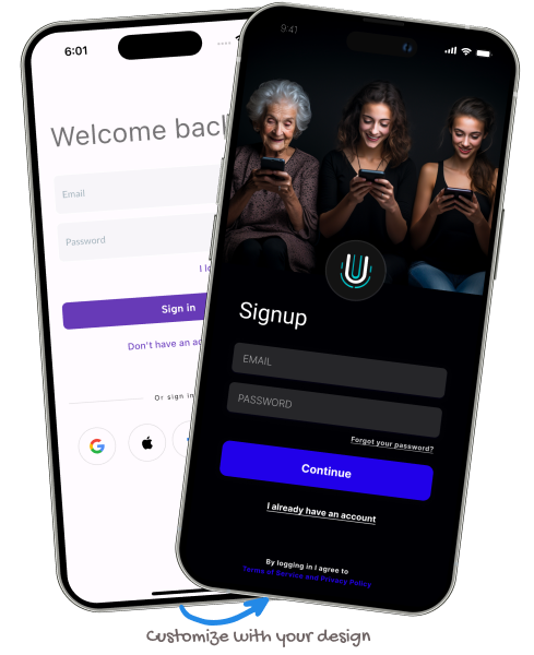 flutter authentication screen boilerplate
