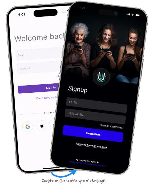 flutter authentication screen boilerplate