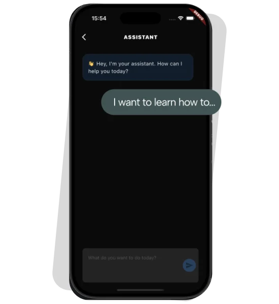 flutter AI chat template interface