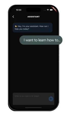Flutter AI chat template with LLM integration