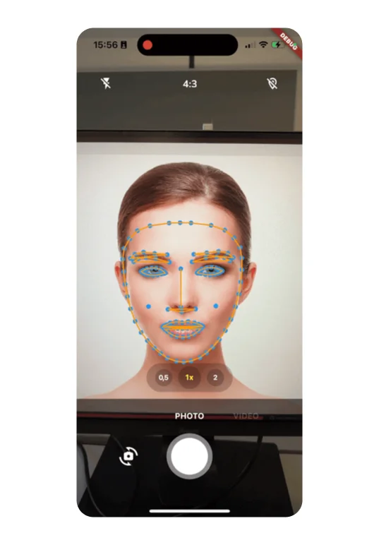 flutter camera AI integration