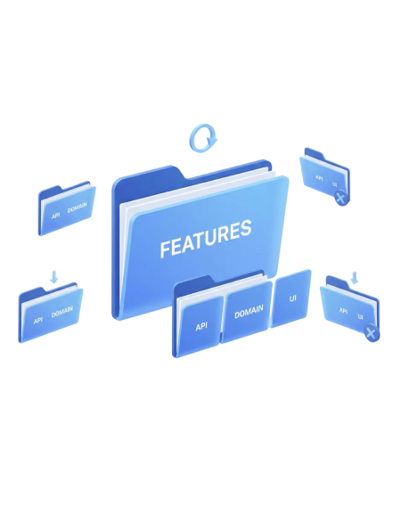Flutter modular folder structure