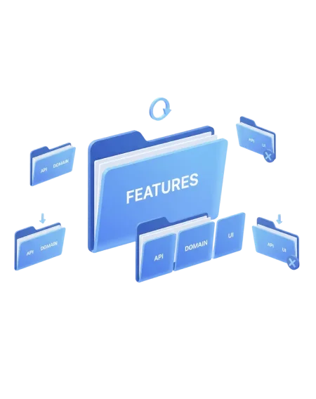 Flutter modular folder structure