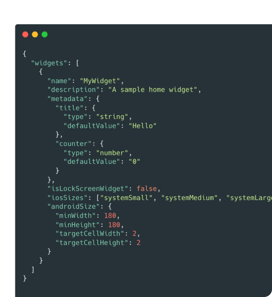 flutter home widget engagement metrics