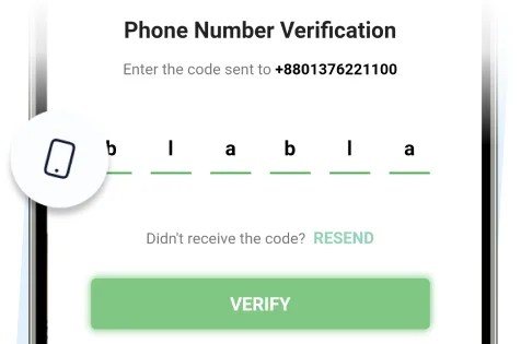 Phone authentication flutter template