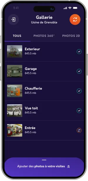 Spherik - mobile app screen