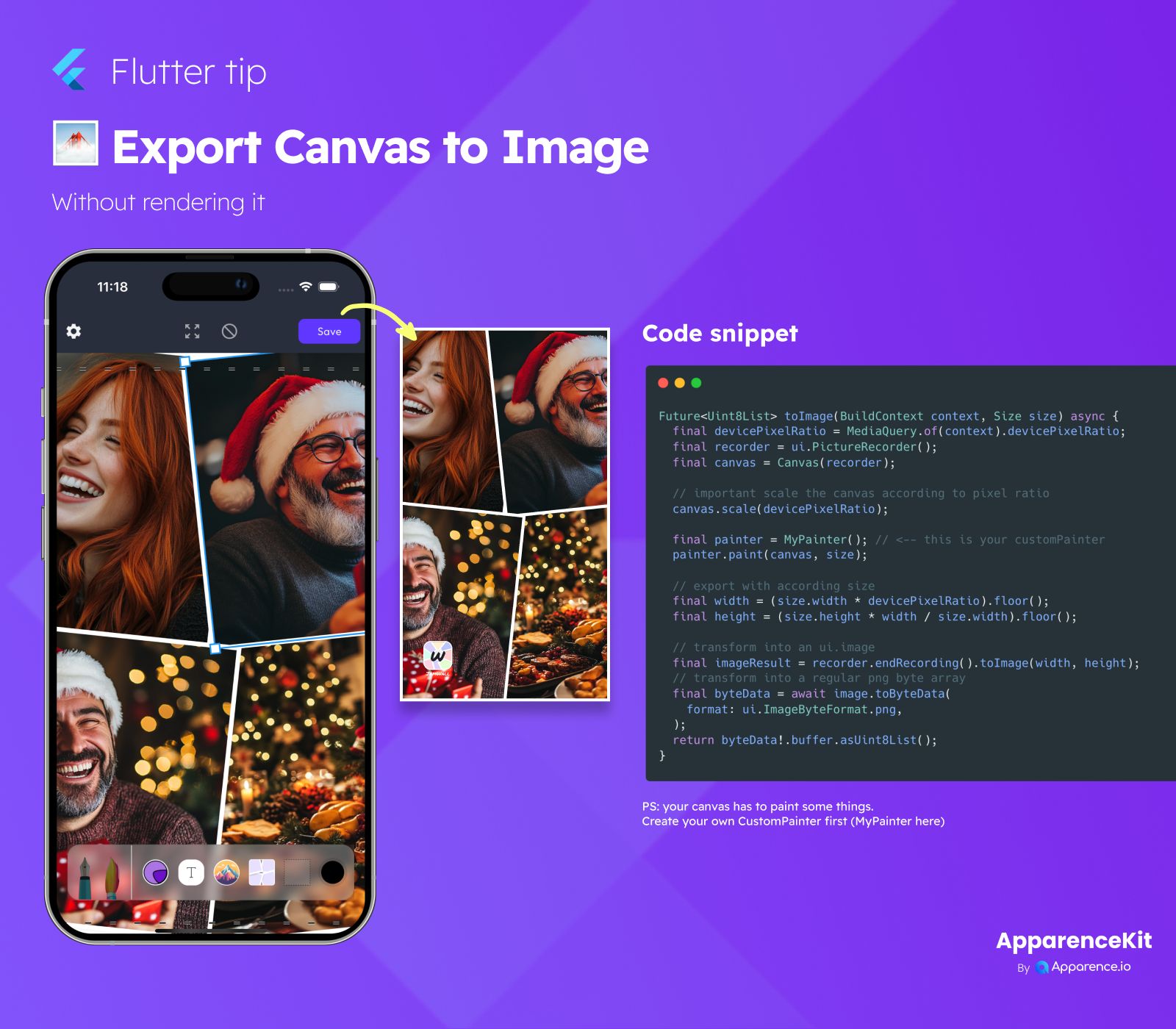 Export Canvas to Image Without rendering it  blog card image