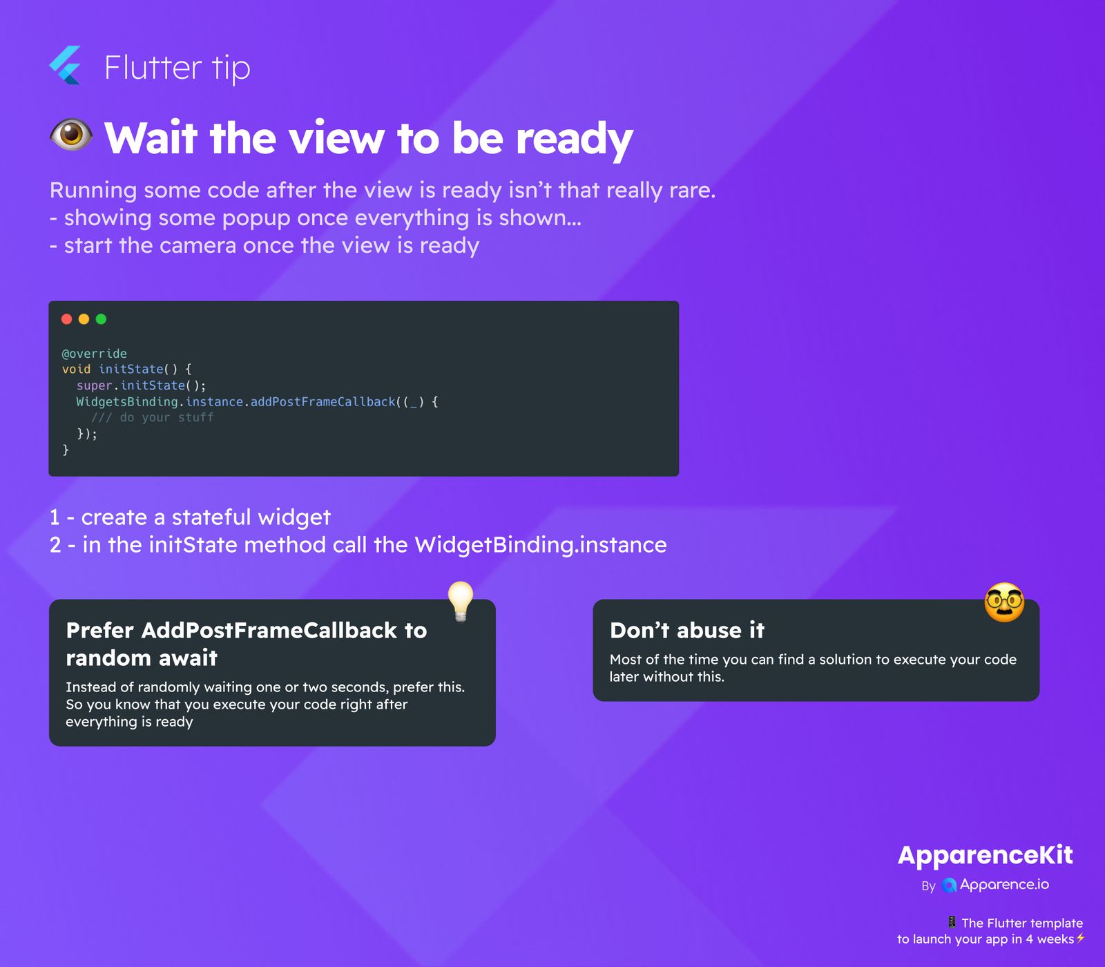 Wait the view to be ready  blog card image