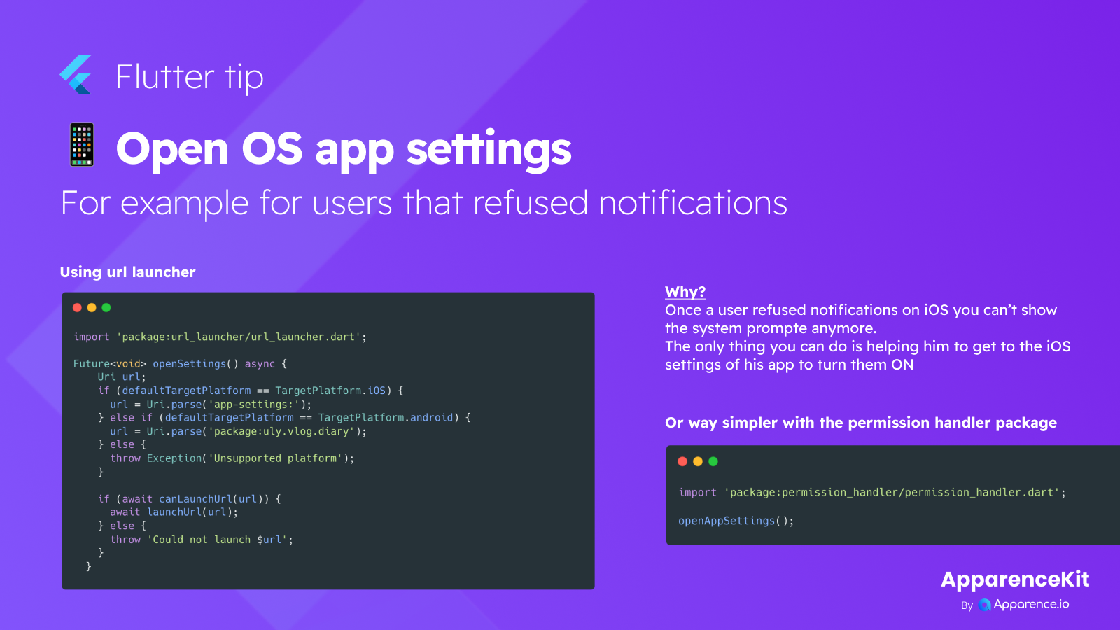 How to open the system app settings page  blog card image