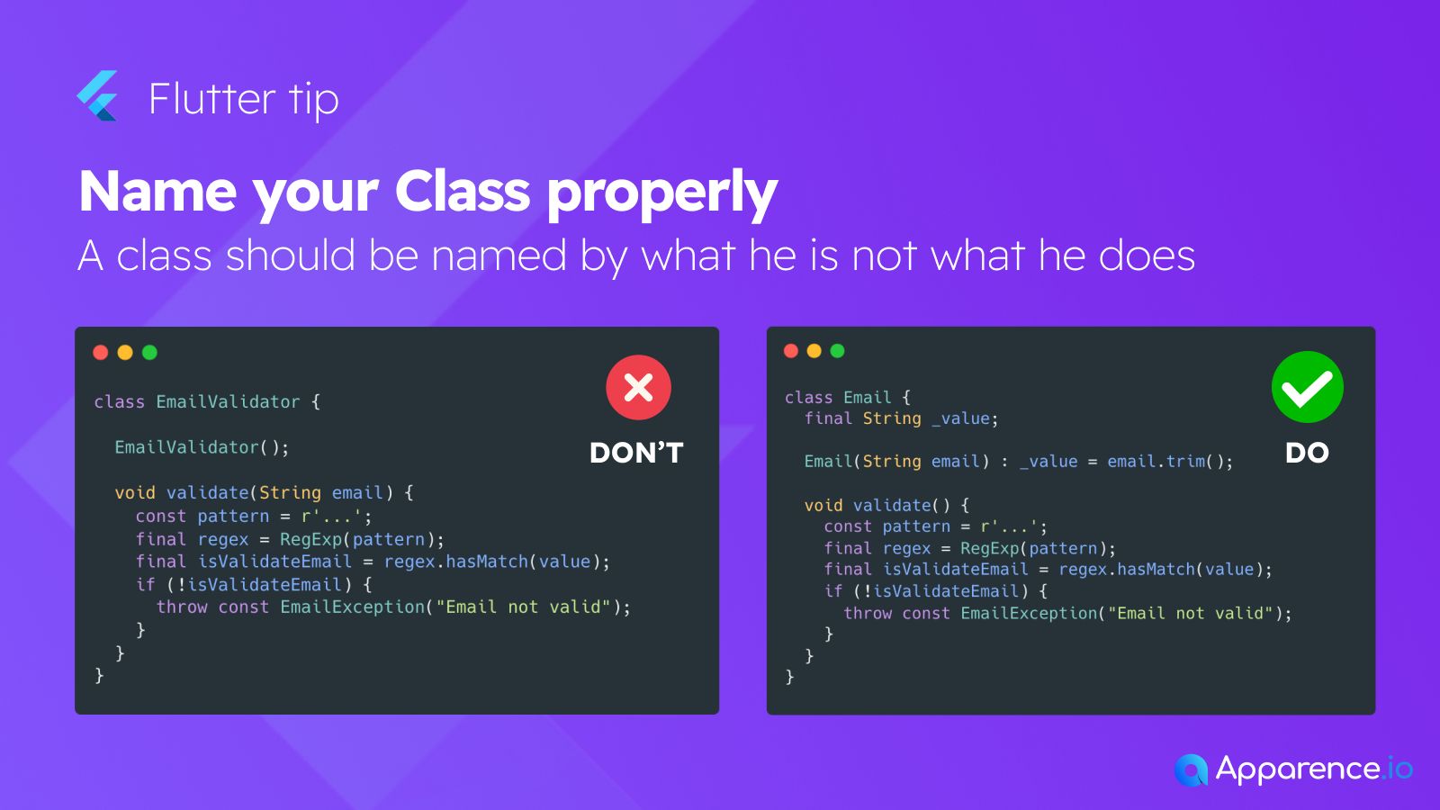 Name your Class properly  blog card image