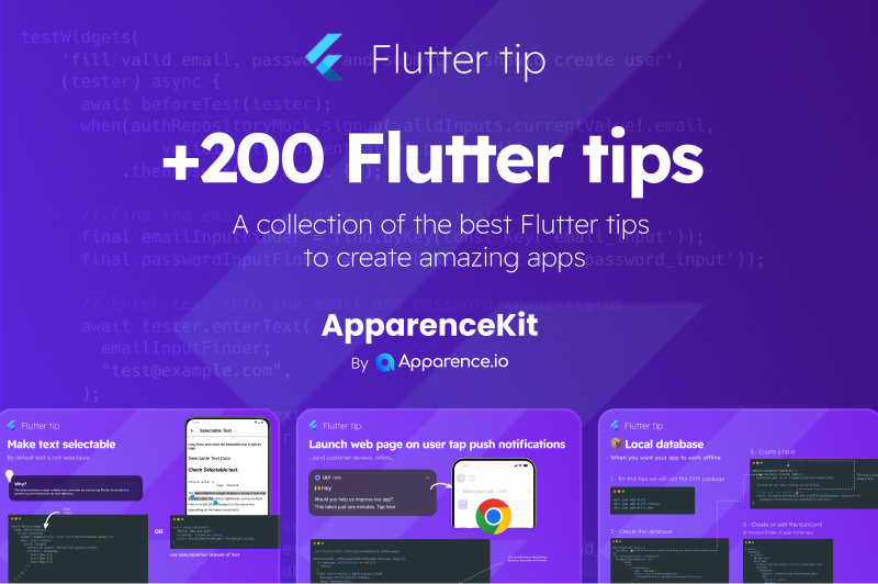 Flutter Tips & Tricks | ApparenceKit